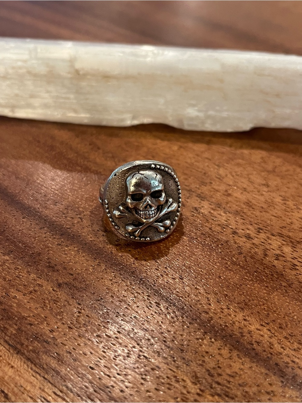 King Baby Studio Skull & Crossbones Signet Ring